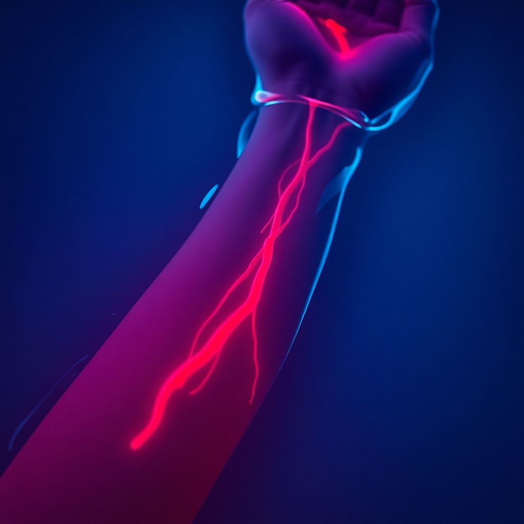 Schéma illustrant la circulation sanguine améliorée par le bain froid