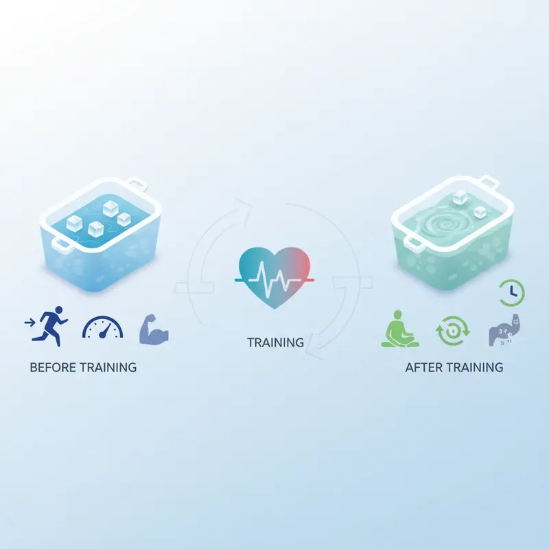 Bain froid avant ou après l'entraînement : maximiser perform — détail